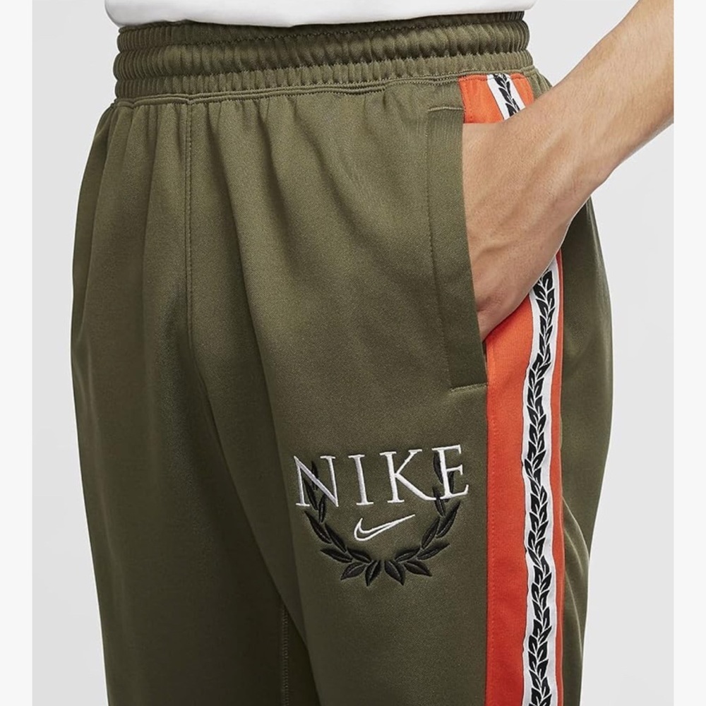 Nike Green Pants with Orange and White Accents - Picture 3 of 8